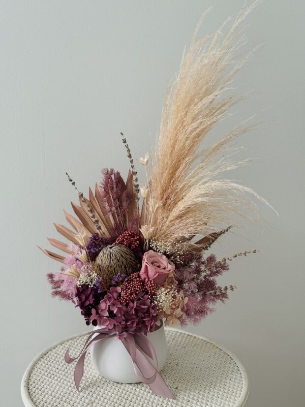 Blush Haze - Dried flower arrangement - Image 2