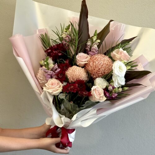 Pink and maroon love bunch